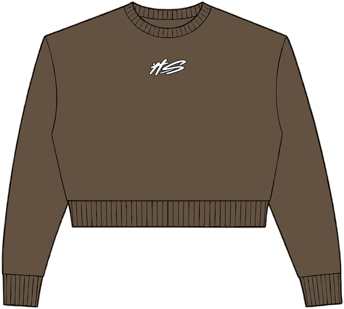 Women's H.S Cropped  Sweatshirt